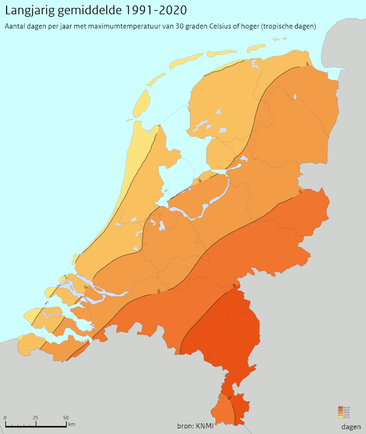 Niederlande Hitze
