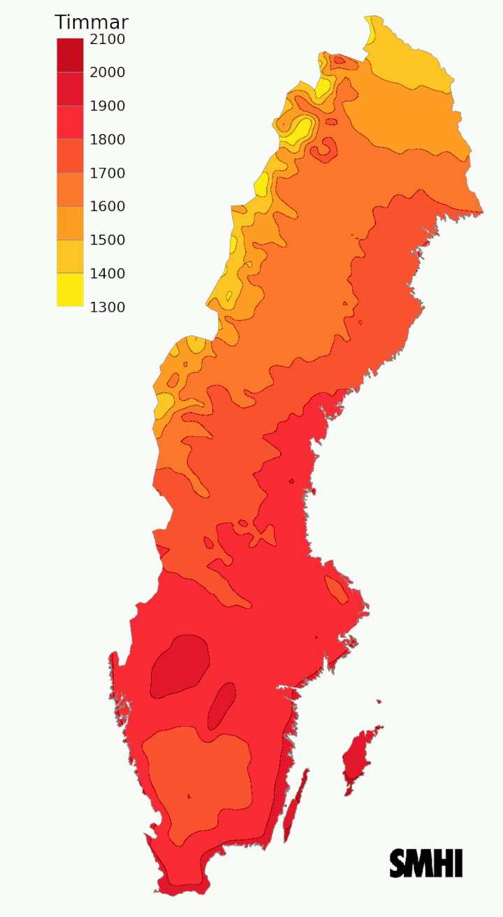 Sonne in Schweden