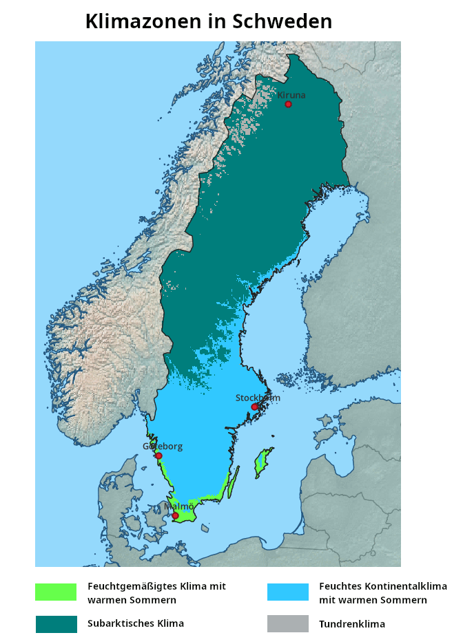 Schweden Klima