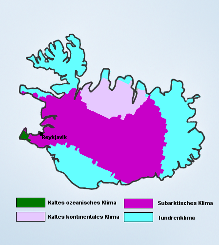 Island Klimazonen