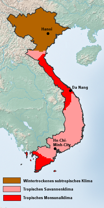 Vietnam Klimazone