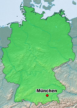 München Lage Deutschland