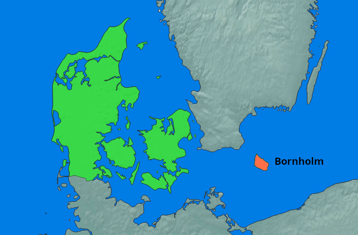 Bornholm Lage