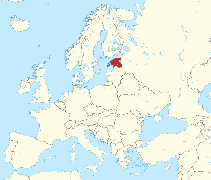 Estland Karte