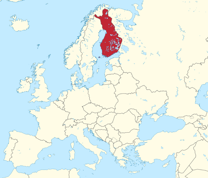Finnland Karte