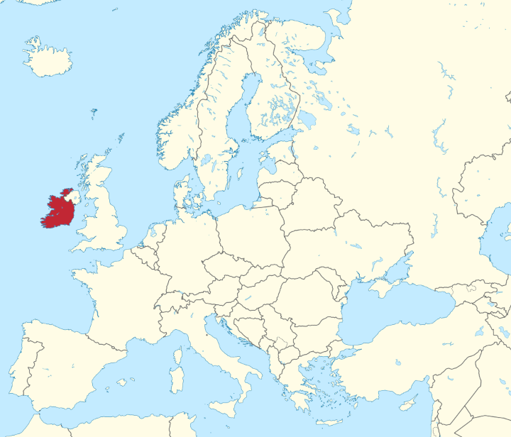 Irland Karte