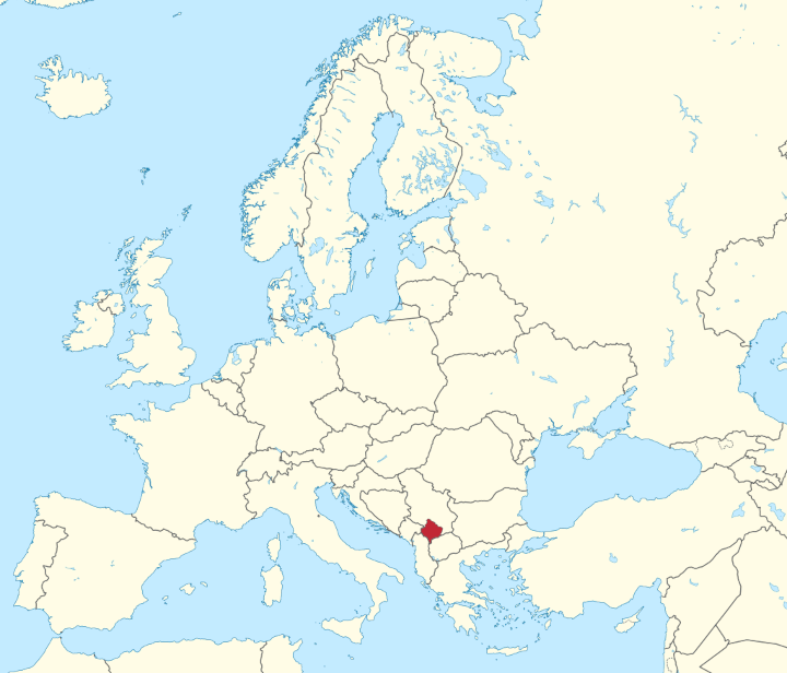 Kosovo Karte