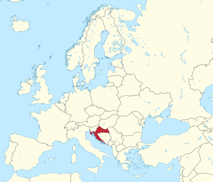 Kroatien Karte