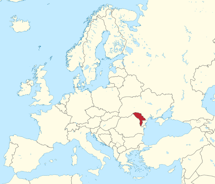 Moldawien Karte