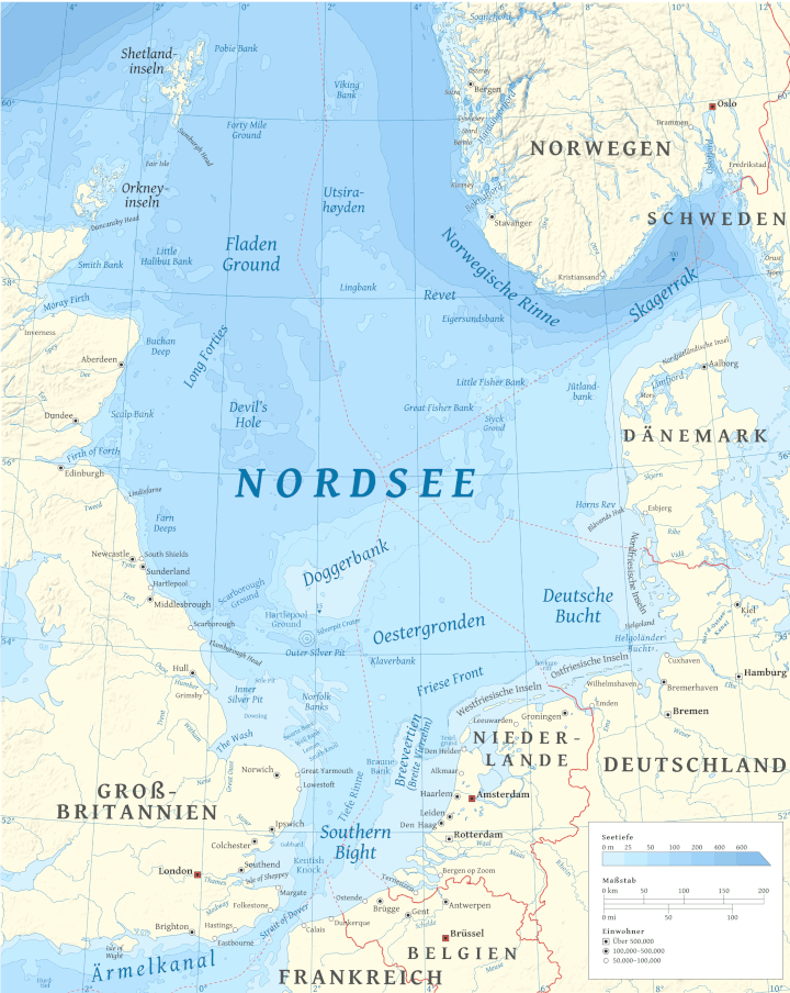 Nordsee Lage