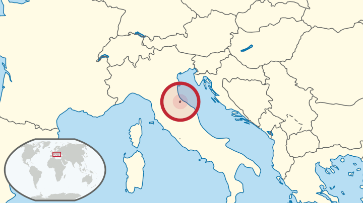 San Marino Karte