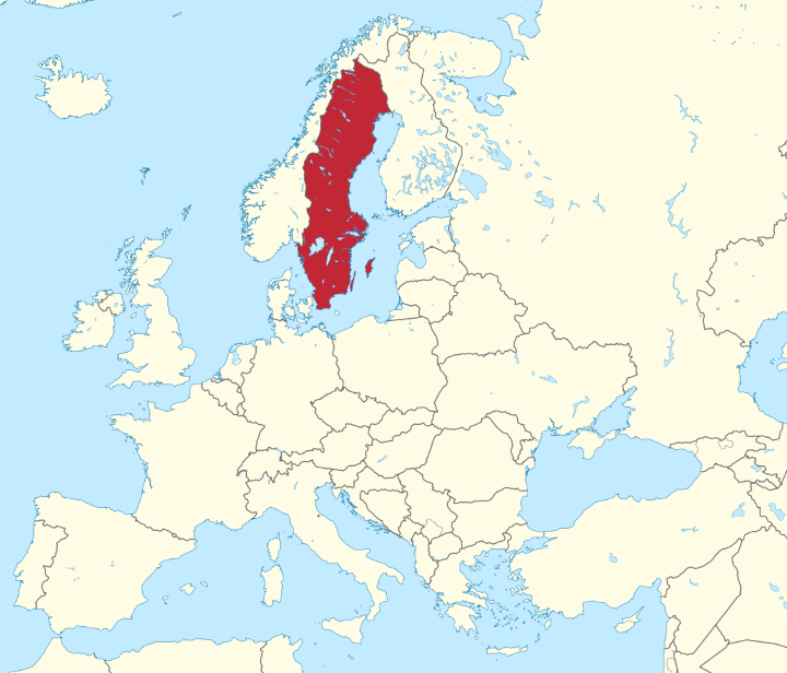 Schweden Karte