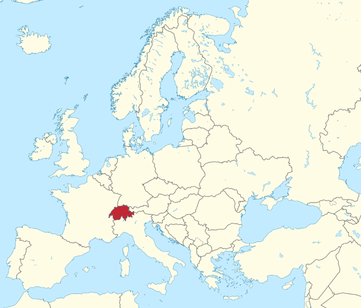 Schweiz Karte