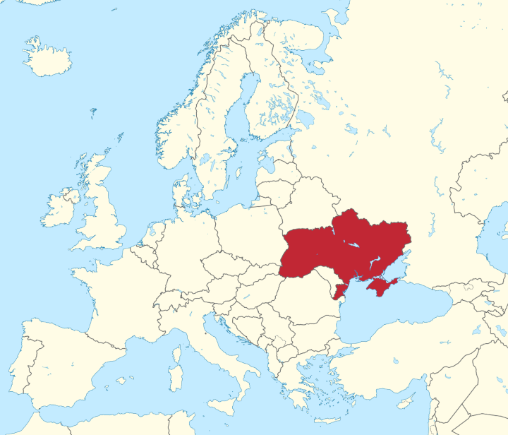 Ukraine Karte