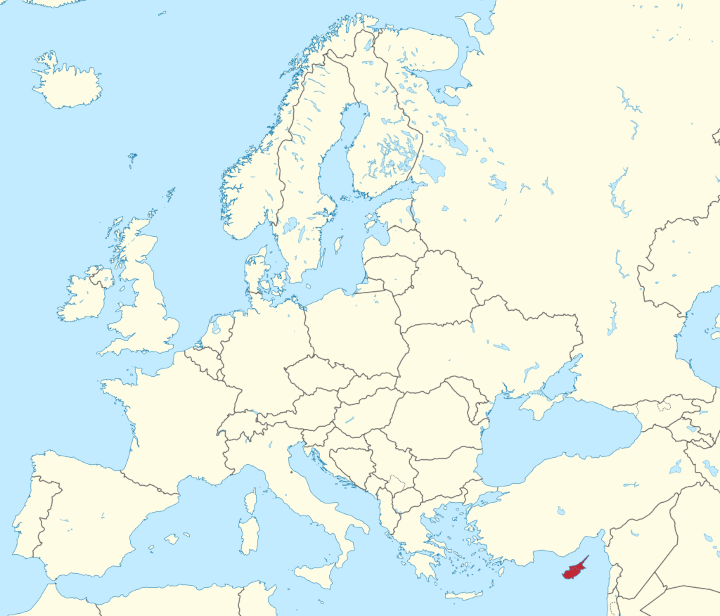 Zypern Karte
