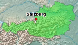 Salzburg Österreich Lage