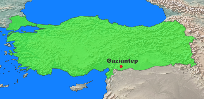 Gaziantep Lage Türkei