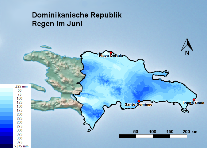 Dominikanische Republik Regen im Juni