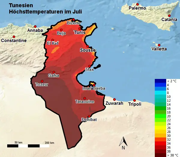 Wie Spät Ist Es Jetzt In Tunesien Tunesien Wetter und Klima im Juli - Temperatur und Regen